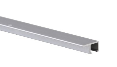 Plafondrail wit, zwart of aluminium