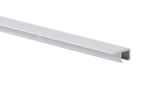 Plafondrail wit, zwart of aluminium