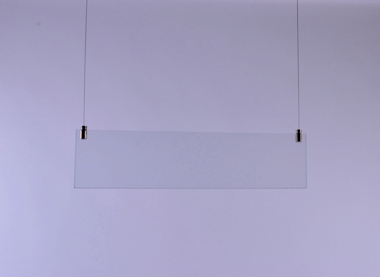 Glazen hangbord