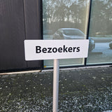 Slim Line parkeerbord op paal