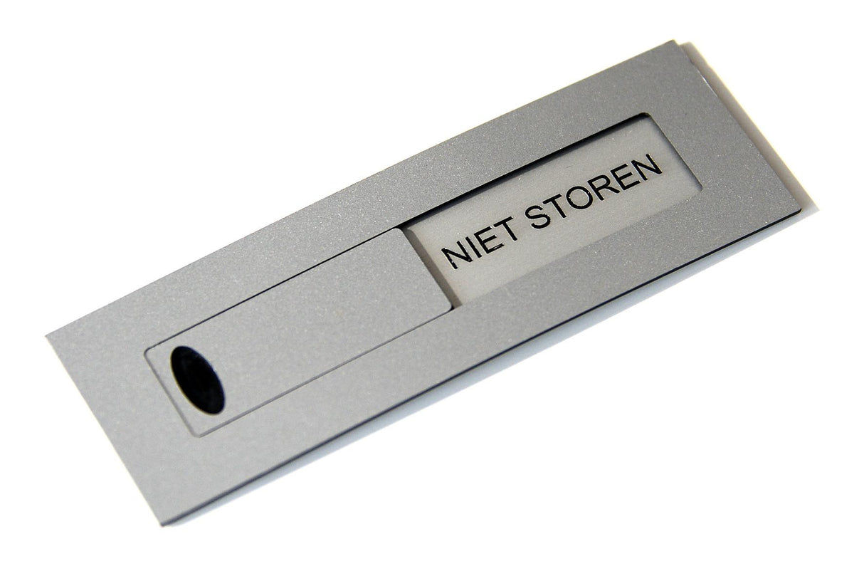 Vrij/niet storen schuifelement 147x30mm