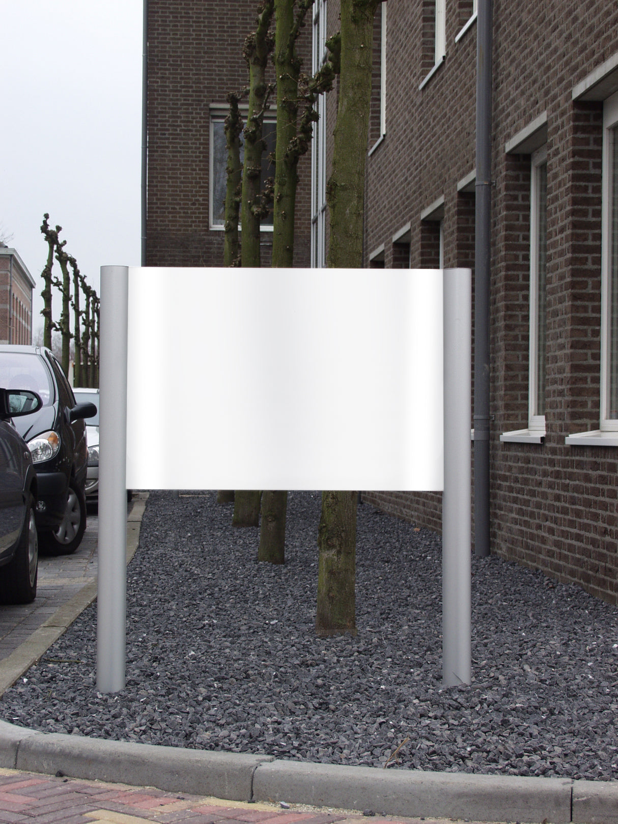 Outdoor Frame ø90, voorzien van ACM beplating