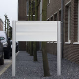 Outdoor Frame ø90, voorzien van tekstpanelen 250 mm hoog