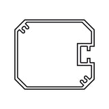 Outdoor Frame 80x80 mm, voorzien van ACM beplating